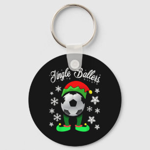 Jingle Byllers Weihnachts-Fußball-Footbyll-Elf  Schlüsselanhänger
