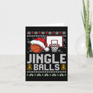 Jingle Bylls Ugly Christmas Pajama Cool Sport X-ma Karte
