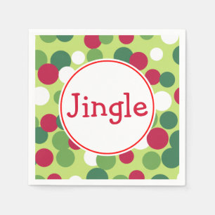 Jingle Christmas Napkins Serviette