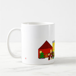 Jingle Claws Train Town Wraparound Mug #1 Kaffeetasse