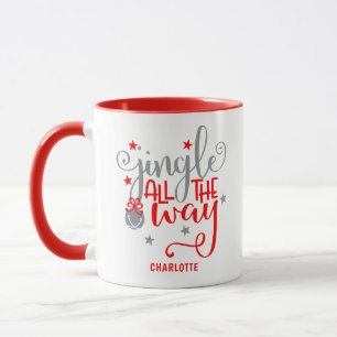Jingle Den ganzen Weg Weihnachtsglocken Tasse