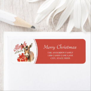 Jingle Der ganze Weg rustikale Weihnachtsbaum Donk