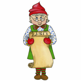 Jingle Elves "Alfred" 12x18 Ornament Fotoskulptur Ornament