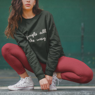 Jingle Fun Neon Trendy Stilvolle Liebe Sweatshirt