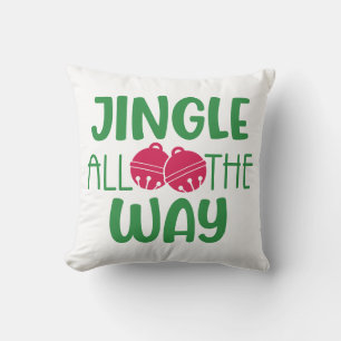 Jingle ganz the way with Bells Kissen