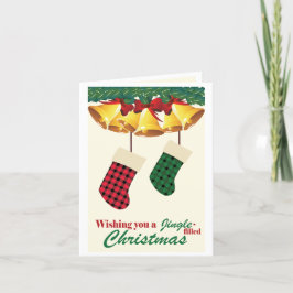 Jingle - gefüllt Weihnachtswünsche Feiertagskarte