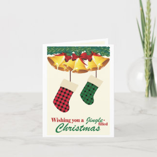 Jingle - gefüllt Weihnachtswünsche Feiertagskarte