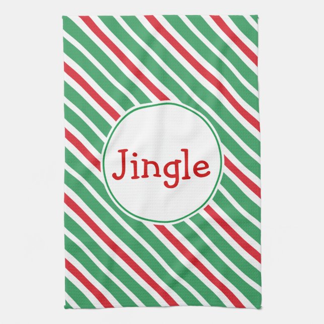 Jingle Holiday Kitchtuch Küchentuch (Vertikal)