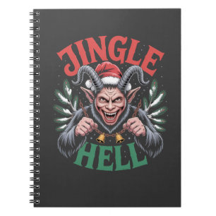 Jingle Hölle Weihnachten Krampus Böser Xmas  Notizblock