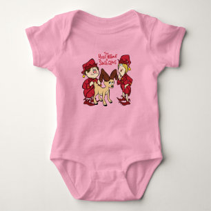 Jingle, Jangle & Vixen Baby Strampler