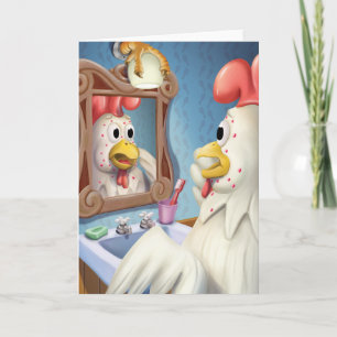 Jingle Jingle Little Gnome Chickenpox Card Karte