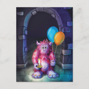 Jingle Jingle Little Gnome Happy Birthday Postcard Postkarte