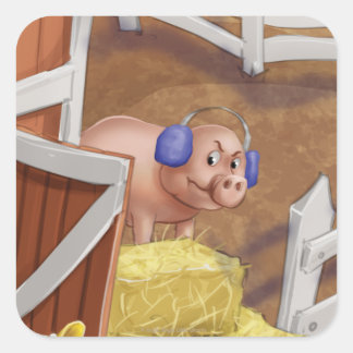 Jingle Jingle Little Gnome Mr Pig Stickers