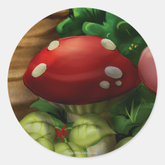 Jingle Jingle Little Gnome Mushroom Stickers