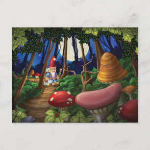 Jingle Jingle Little Gnome Postcard Postkarte