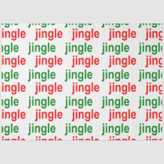 Jingle Jingle Red Green Seidenpapier