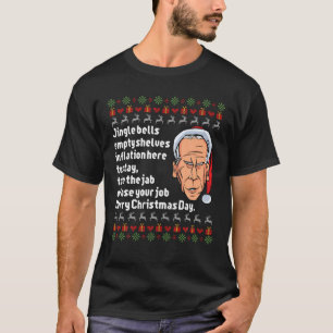 Jingle Joe Biden Funny Santa Biden Ugly Christmas T-Shirt