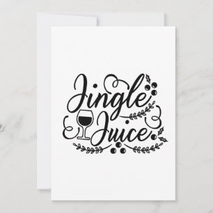 Jingle Juice Funny Christmas Beer Drink Feiertagskarte