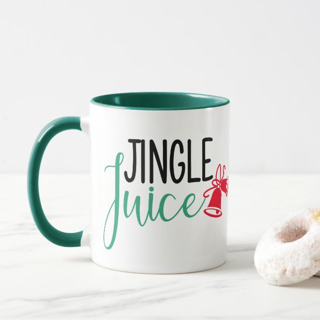 Jingle Juice | Funny Christmas Drinks Spaß Tasse (Mit Donut)