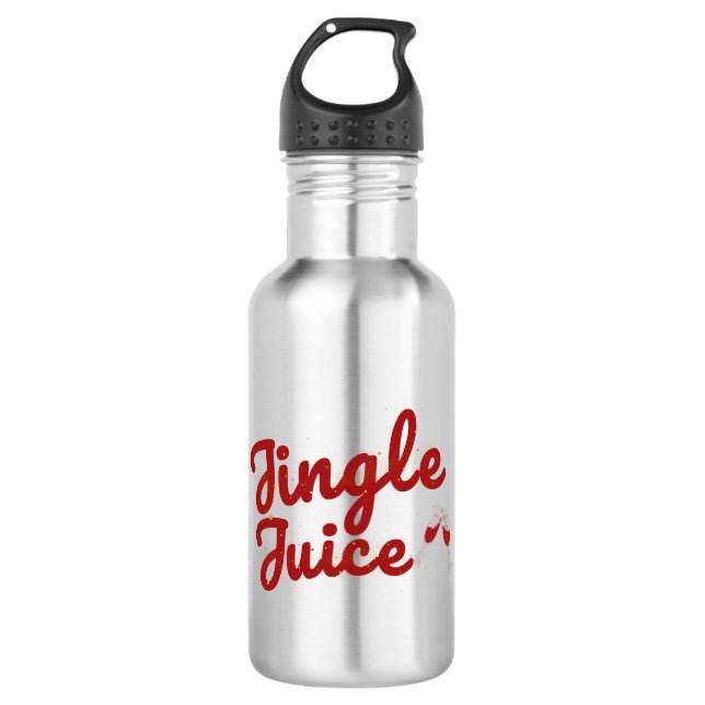 Jingle Juice, Holiday Party Edelstahlflasche (Vorderseite)
