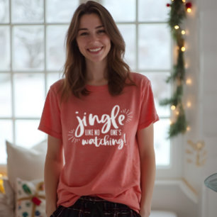 Jingle like niemand sieht   Weihnachten Tri-Blend Shirt