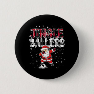Jingle Llers Weihnachtsmann Fußll Weihnachten Fußb Button
