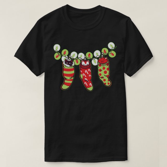 Jingle Meow Ugly Sweater von Tobe Fonseca T-Shirt (Design vorne)