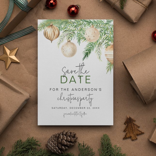 Jingle & Mingle Christmas Party Save The Date (Von Creator hochgeladen)