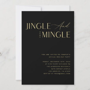Jingle & Mingle Corporate Company Christmas Party Einladung