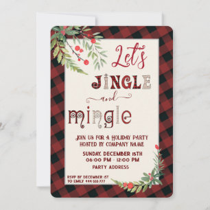 Jingle & Mingle Einladung