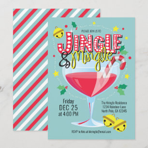 Jingle & Mingle Holiday Cocktail Party Einladung