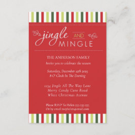 Jingle & Mingle! Weihnachts-Party Saisonspass Einladung