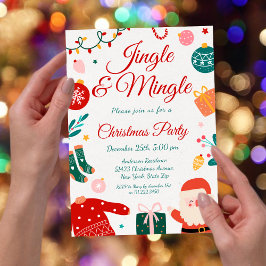 Jingle & Mingle Weihnachtsfeier Einladung