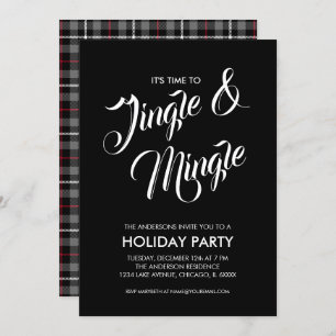 Jingle & Mingle Weihnachtsfeiertag Einladung