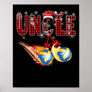 Jingle My Xmas Volleyball Onkel Best Volleyball Un Poster