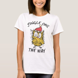 Jingle Owl the way Funny Santa Owl T-Shirt