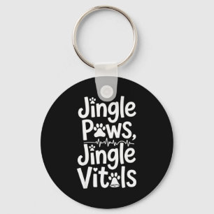 Jingle Paws Jingle Vitals Lustige Tierärztin Weihn Schlüsselanhänger