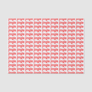 Jingle Red Seidenpapier