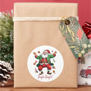 Jingle! Runder Aufkleber