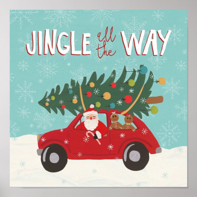 Jingle | Santa Car Poster (Vorne)