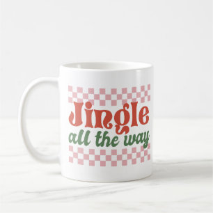 Jingle The Way Retro Groovy Weihnachten Kaffeetasse
