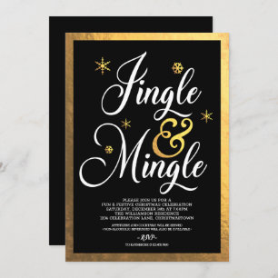 Jingle und Mingle Christmas Party Einladung