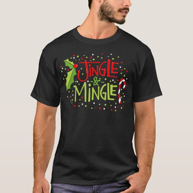 Jingle und Mingle Christmas T-Shirt (Vorderseite)