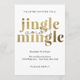 Jingle und Mingle | Einladungen für Feiertage