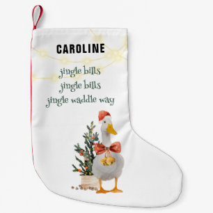 Jingle Waddle Way Lustige Ente Kleiner Weihnachtsstrumpf