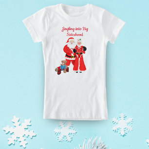 Jingling in Big Sisterhood - Little Brother Santa T-Shirt