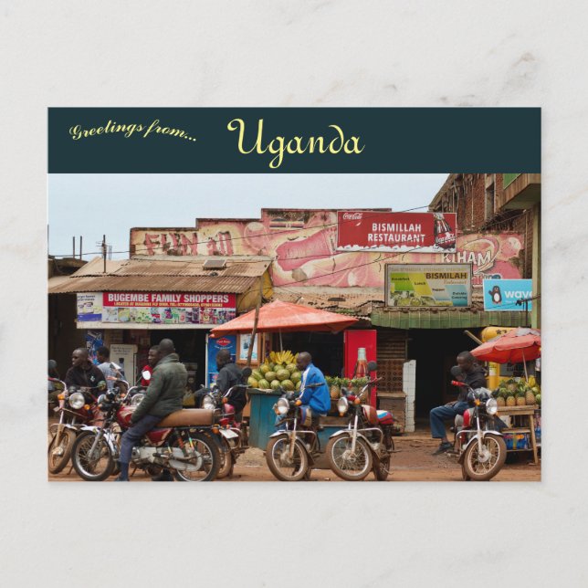 Jinja Uganda Postkarte (Vorderseite)