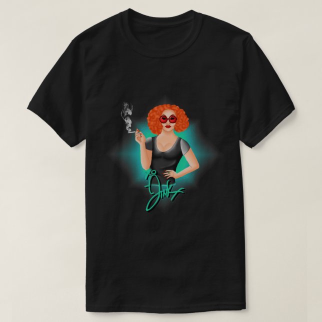 Jinkx Monsoon - rauchen T-Shirt (Design vorne)
