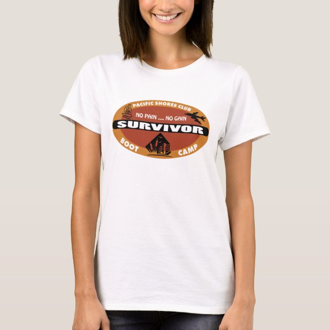 Jins Bootcamp Survivor Logo T-Shirt (Vorderseite)