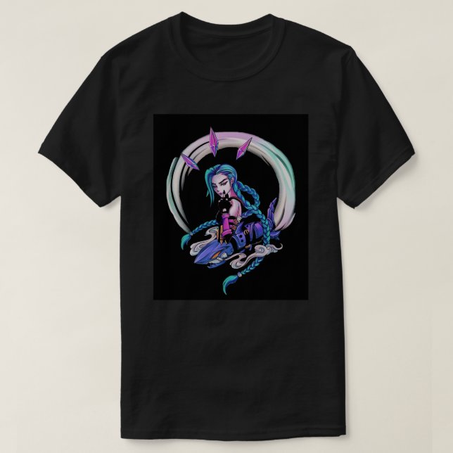 Jinx Arcane Pop Poster.png T-Shirt (Design vorne)